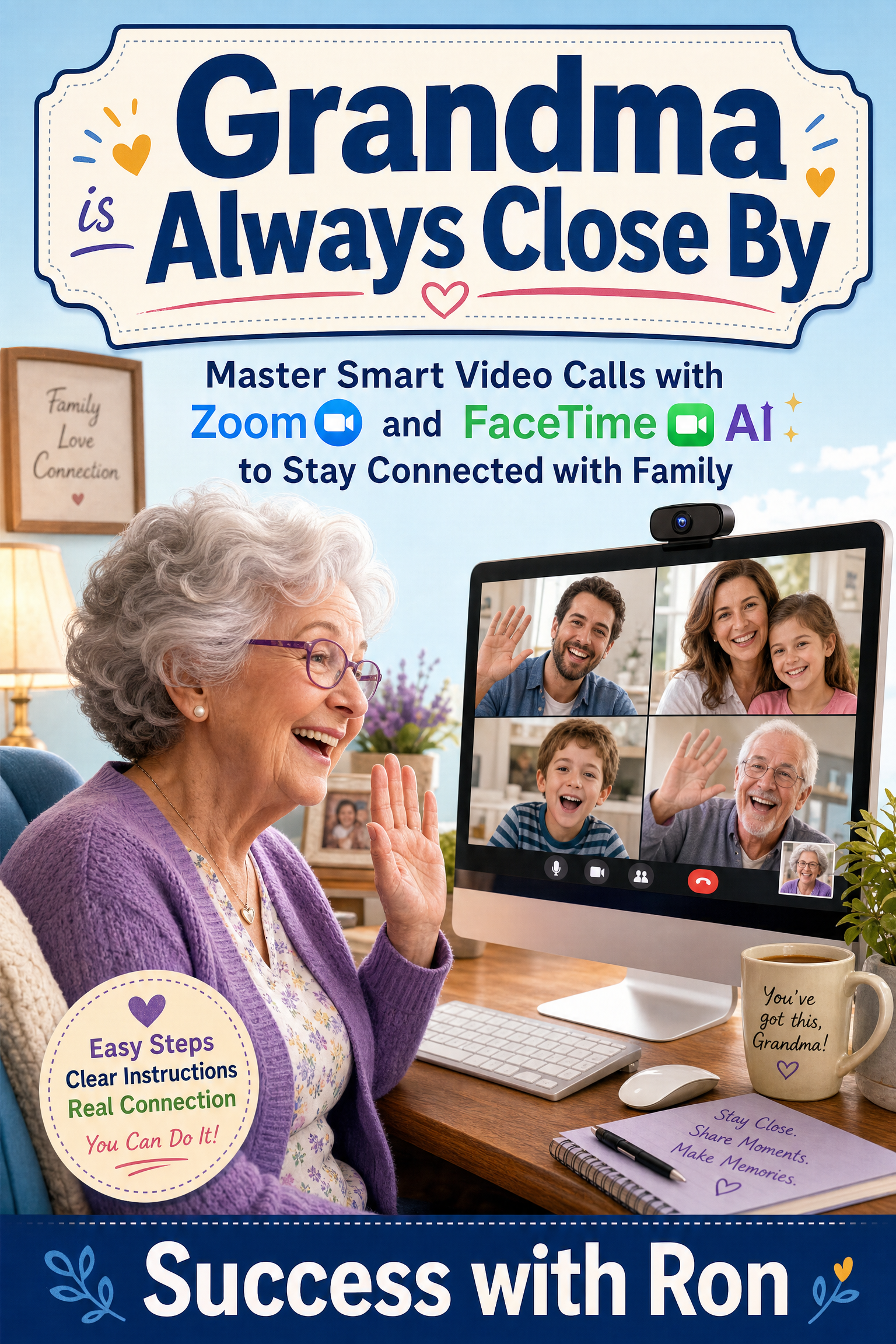 Grandma is Always Close By: How to Stay Connected with Family Using Zoom and FaceTime AI