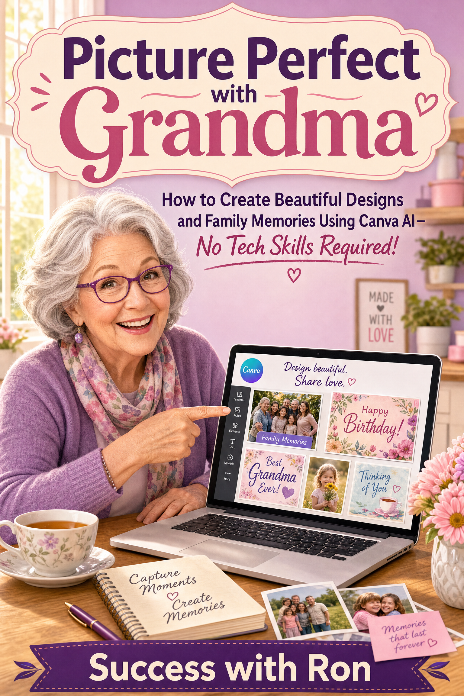 Picture Perfect with Grandma: How to Create Beautiful Graphics Using Canva AI