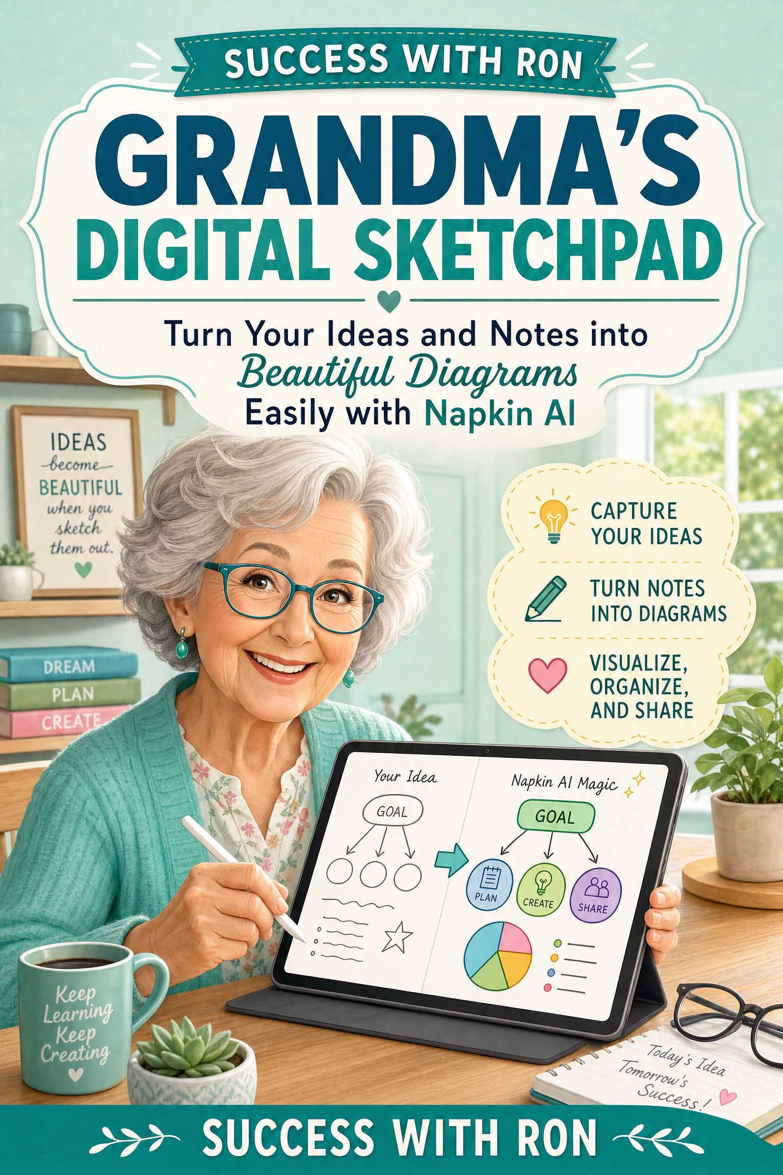 Grandma's Digital Sketchpad: How to Turn Ideas into Visual Diagrams Using Napkin AI