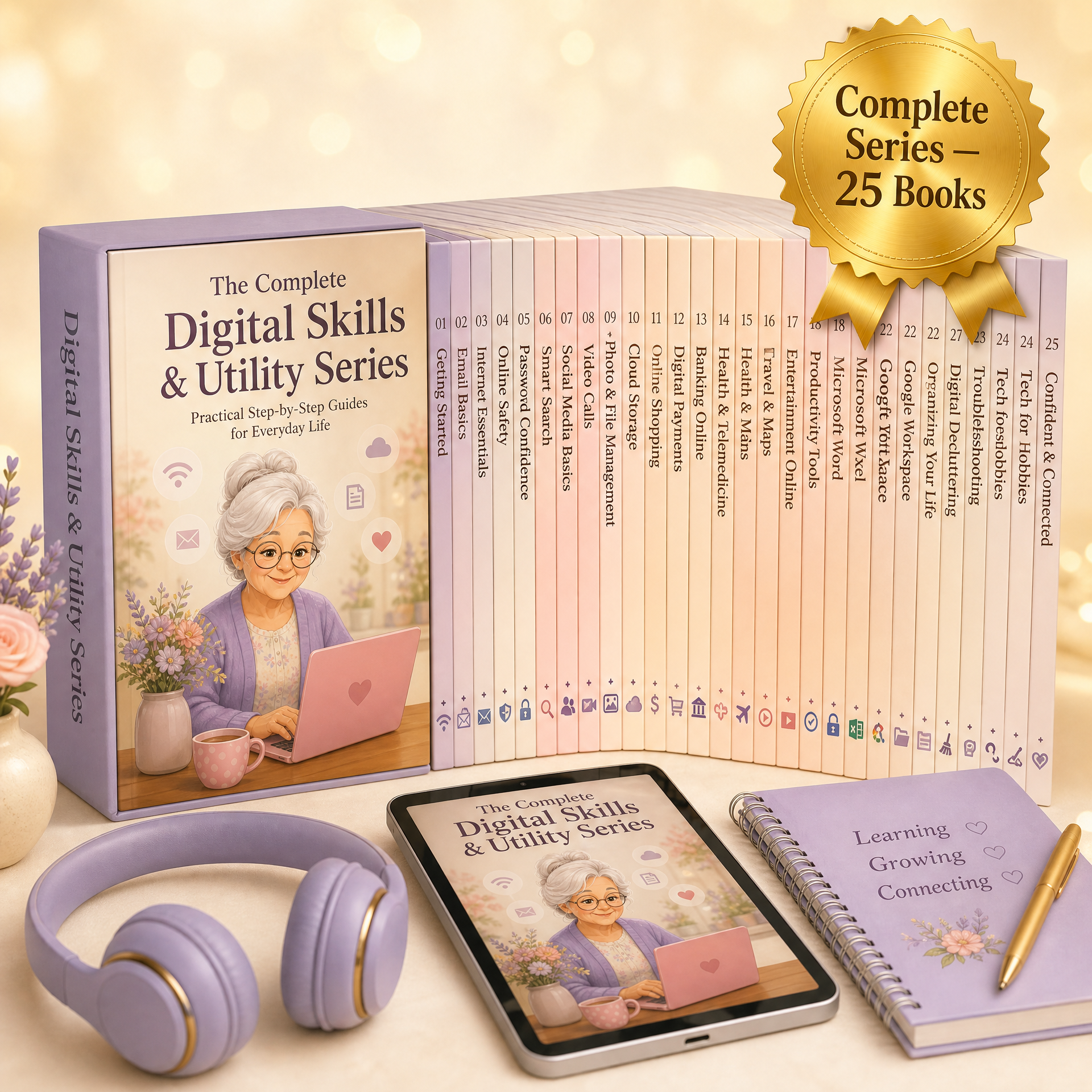 The Complete Digital Skills & Utility Series (25-Book Bundle)