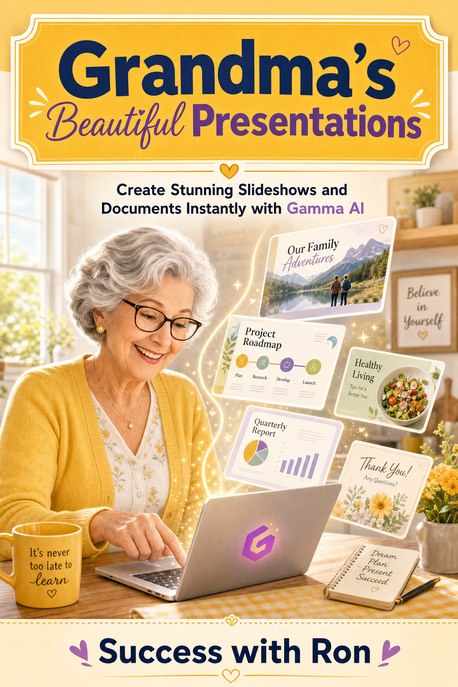 Grandma's Beautiful Presentations: How to Create Stunning Slide Decks Using Gamma AI