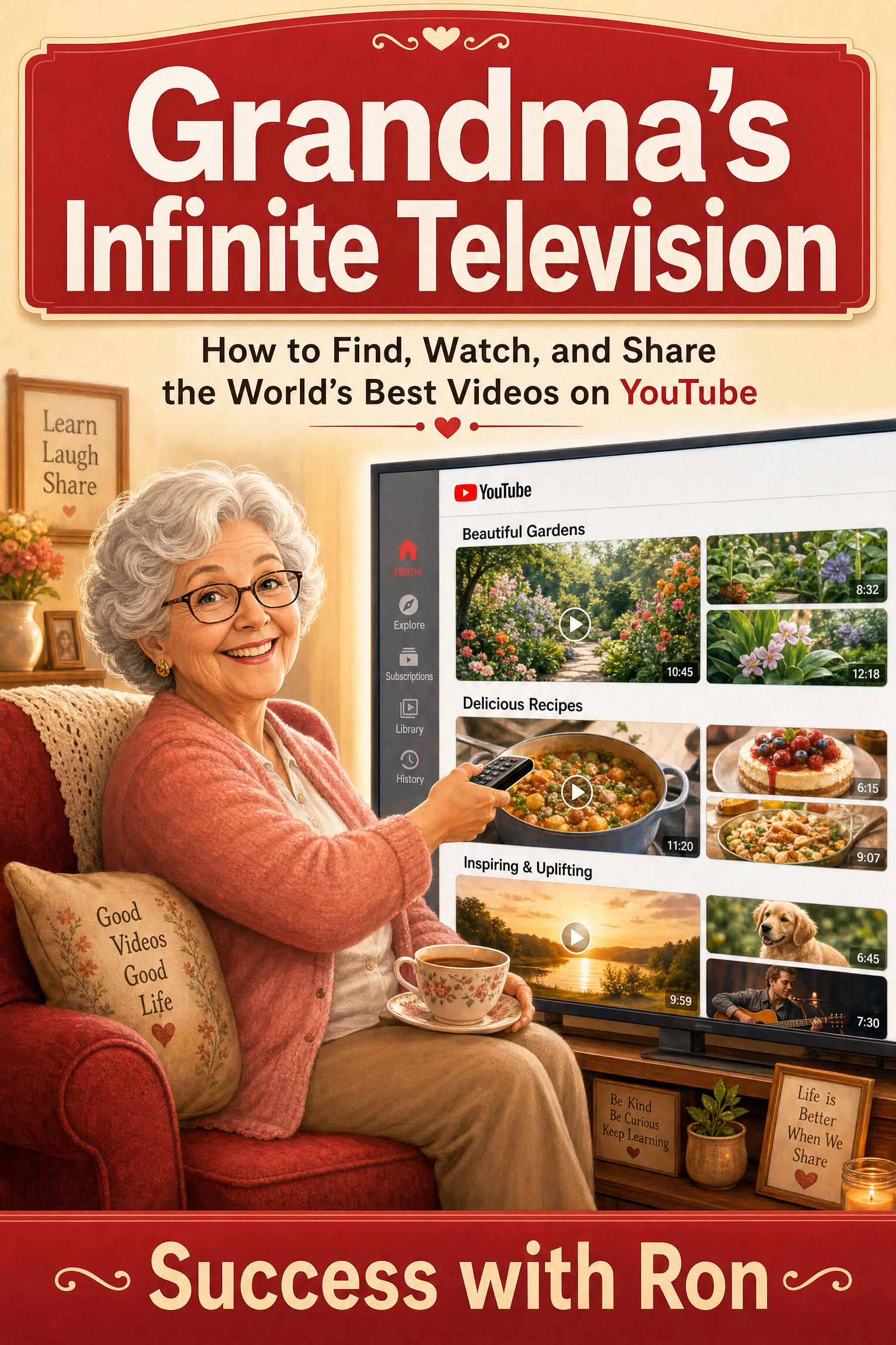 Grandma's Infinite Television: How to Start and Grow a YouTube Channel Using AI